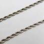 Sterling Silver Rope Chain 30" Necklace 13.0g image number 2