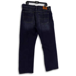 NWT Womens Blue Denim Medium Wash Stretch Straight Leg Jeans Size 36/32 alternative image