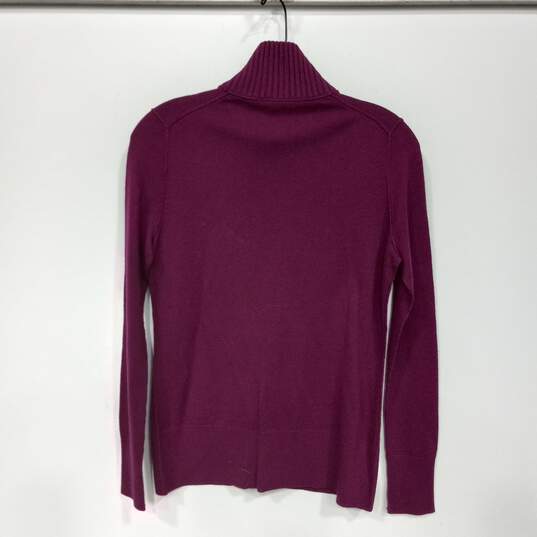 Tory Burch Women's Purple Wool Blend Sweater Size S image number 2
