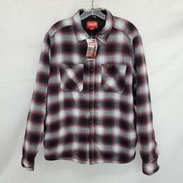 MEN'S COLEMAN FLANNEL MID WEIGHT BUTTON UP L/S SIZE MEDIUM NWT