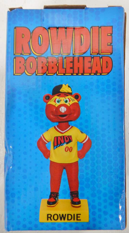 Rowdie Bobblehead Indians Mascot Marvel Night SGA Bobble Head IOB image number 3