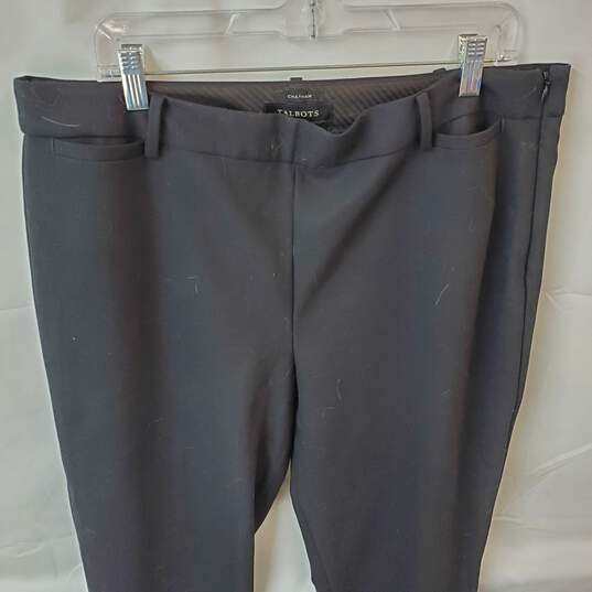 Talbots Chatham Ankle Pants in Black Women's Size 16 image number 3