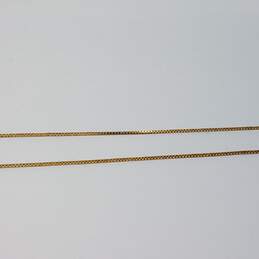 C7 14k Gold Multi Gemstone 4 Children Pendant Necklace 3.5g alternative image