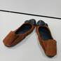 Woman's Brown & Black Suede Paul Green Slip On Flats Size  7 image number 3