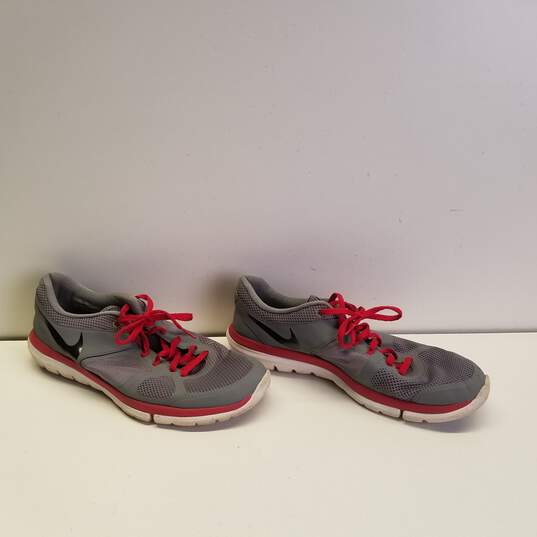 Nike Flex Run 2014en's Men Shoes Grey Size 10.5 image number 5