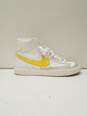 Nike Blazer Mid 77 Vintage Opti Yellow, White Sneakers BQ6806-101 Size 7 image number 9