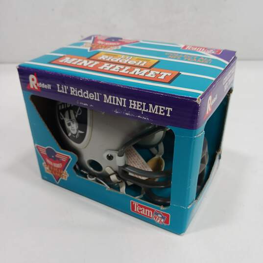 Riddell Lil' Riddell Team Raiders NFL Mini Helmet image number 8