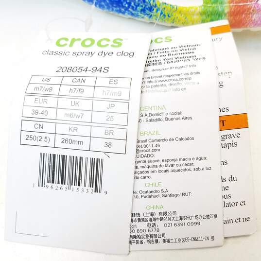 Crocs Classic Spray Dye Clog Multicolor 9 image number 9