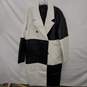 Asos Design Oversized Faux Leather Patchwork Button Up Jacket Size L image number 1