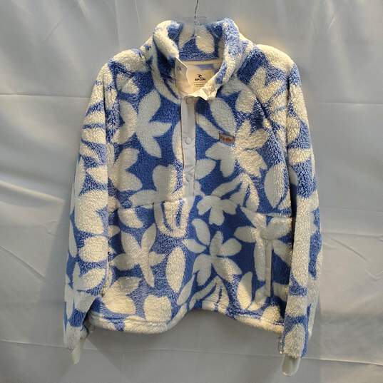 Rip Curl Hot Tropics Polar Fleece Pullover Sweater NWT Size M image number 1