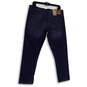 NWT Womens Blue Dark Wash Pockets Cropped Skinny Leg Jeans Size 10/30 image number 2