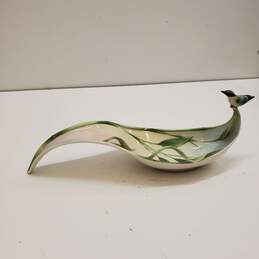 Franz Porcelain Vintage Ceramic Art Perched Bird Candy Dish