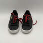 Mens Black White Round Toe Low Top Lace-Up Sneaker Shoes Size 8.5 image number 2