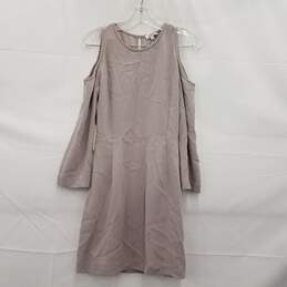 Aritzia Wilfred Womens Vidal Cold Shoulder Casual/Party Dress NWT Gray Size 4 alternative image