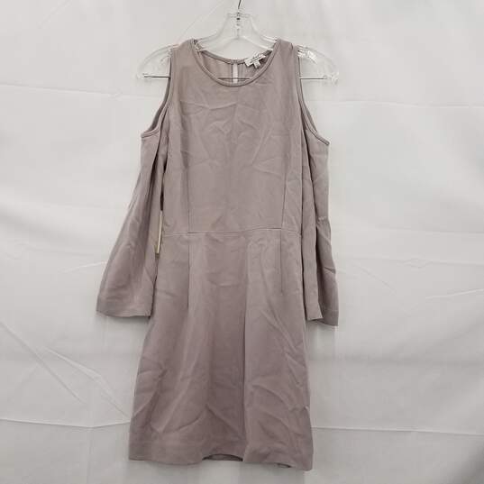 Aritzia Wilfred Womens Vidal Cold Shoulder Casual/Party Dress NWT Gray Size 4 image number 2