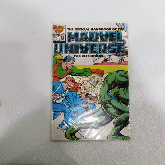 Marvel Copper Age Official Handbook of the Marvel Universe Comic Lot image number 6