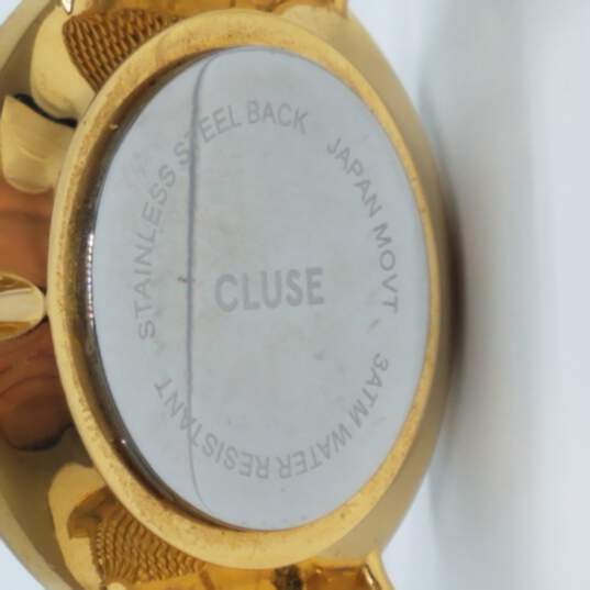 Cluse Gold Tone & Black 38mm Watch image number 6