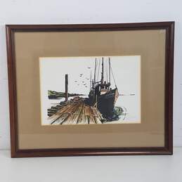 Larry Eifert - Original Art/ Limited Edition Fisherman Wharf Painting