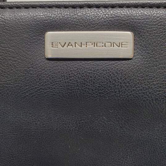 Evan-Picone Black Leather Mini Crossbody Bag- MISSING STRAP image number 2
