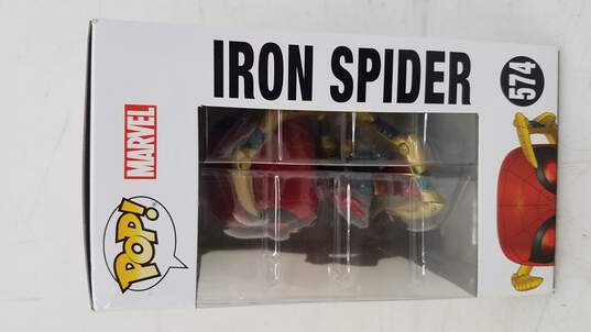 Funko Pop! Marvel Avengers Endgame Iron Spider 574 Bobble-Head Figure image number 3