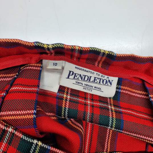 Pendleton Wool Long Skirt Women's Petite Size 10 image number 3