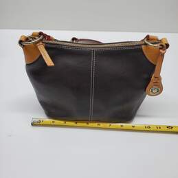 Dooney & Bourke Dark Brown Leather Small Shoulder Bag alternative image
