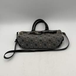 Dooney & Bourke Womens Black Gray Top Handle Satchel Bag Purse And Wallet Set alternative image
