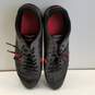 Lacoste Misano Sport 317 Black/Red Leather Casual Shoes Men's Size 13 image number 6
