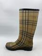 Authentic Burberry Brown Rain Boot W 5 image number 2