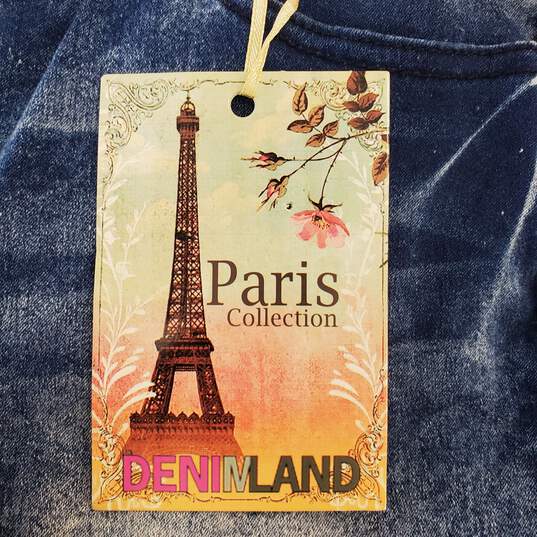 Denim Land Paris Collection Women Denim Jeans L NWT image number 5