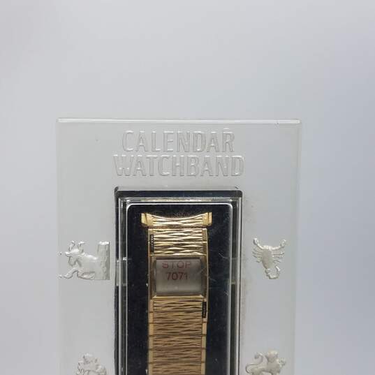 Speidel 2.689.450 Gold Tone Milanese Calendar Watch Band 28g image number 2