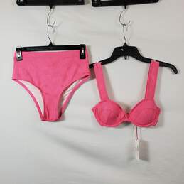 Solid & Striped Women Pink Bikini Set S NWT