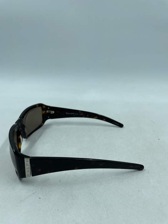 RALPH Ralph Lauren Tortoise Rectangle Sunglasses image number 4