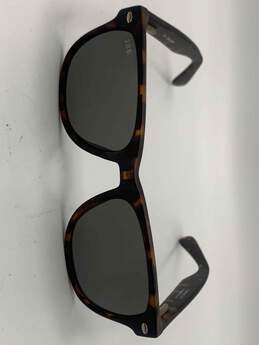 Two Blind Brothers Womens Brown Framed Wayfarer Sunglasses J-0545543-J-04
