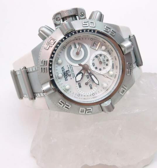 Invicta Subaqua Noma IV 0535 Mother Of Pearl Dial Stainless Steel Watch 149.6g image number 1