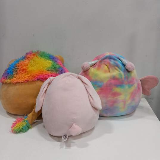 3pc Bundle of Assorted Squishmallow Plush Animals image number 2