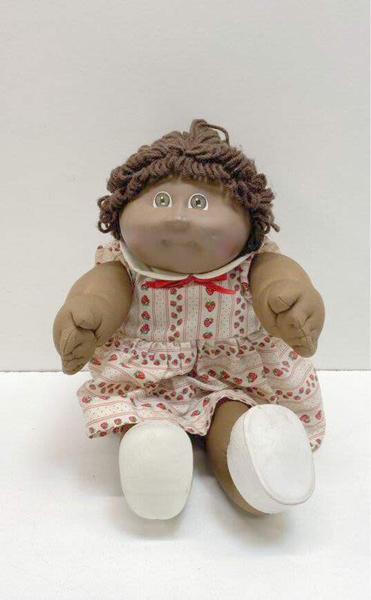 Vintage 1982 Cabbage Patch Kids African American Doll With Clothes image number 1