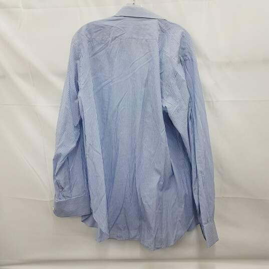 Brioni Striped Dress Shirt Size 43/ 17 image number 2