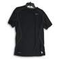 Nike Mens Black Pro Combat Mock Neck Short Sleeve Pullover T-Shirt Size Medium image number 1