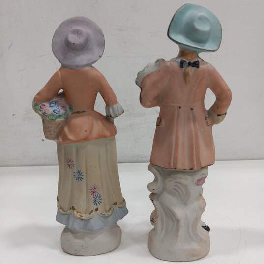 Pair of Vintage Ceramic Figurines Made in Occupied Japan image number 3