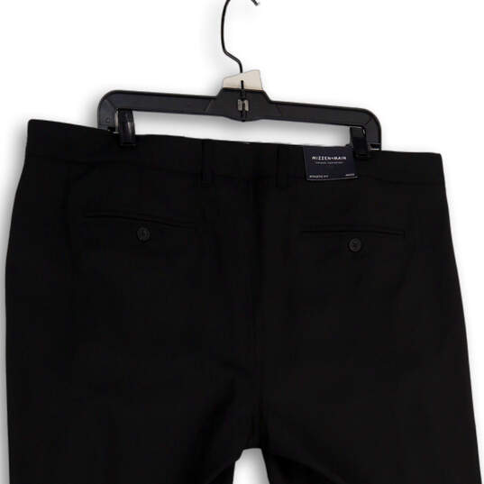 NWT Mens Black Flat Front Athletic Fit Straight Leg Chino Pants Size 40X32 image number 4