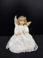 Praying Angel Porcelain Doll w/ Dress & Wings image number 1