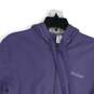Womens Purple Long Sleeve Drawstring Activewear Full Zip Hoodie Size Small image number 3