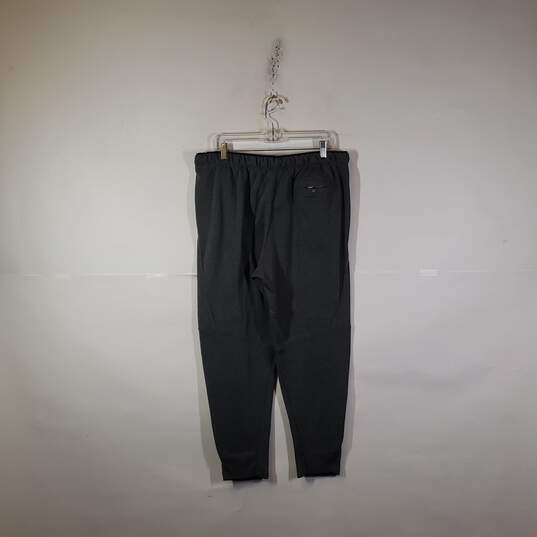 Mens Elastic Waist Pull-On Tapered Leg Activewear Sweatpants Size X-Large image number 2