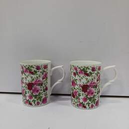 2 Rose of Elegance Fine Bone China Tea Cups alternative image