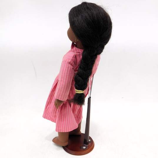 Vintage Pleasant Company American Girl Addy Walker Historical Doll W/ Stand image number 2
