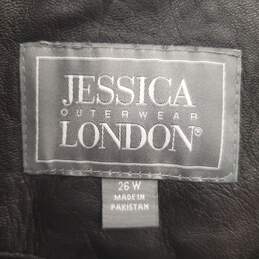 Jessica London Black Jacket SZ 26 NWT