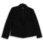 Womens Black Notch Lapel Welt Pocket Single Breasted One Button Blazer Size 8 image number 3
