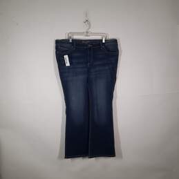 NWT Womens The Ultimate Riding Mid-Rise Bootcut Leg Jeans Size 22X32