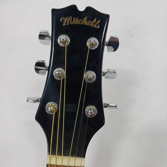 Mitchell Black Acoustic Guitar Model D120BK image number 6